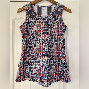 Noble Equestrian vented printed Tank Top size S